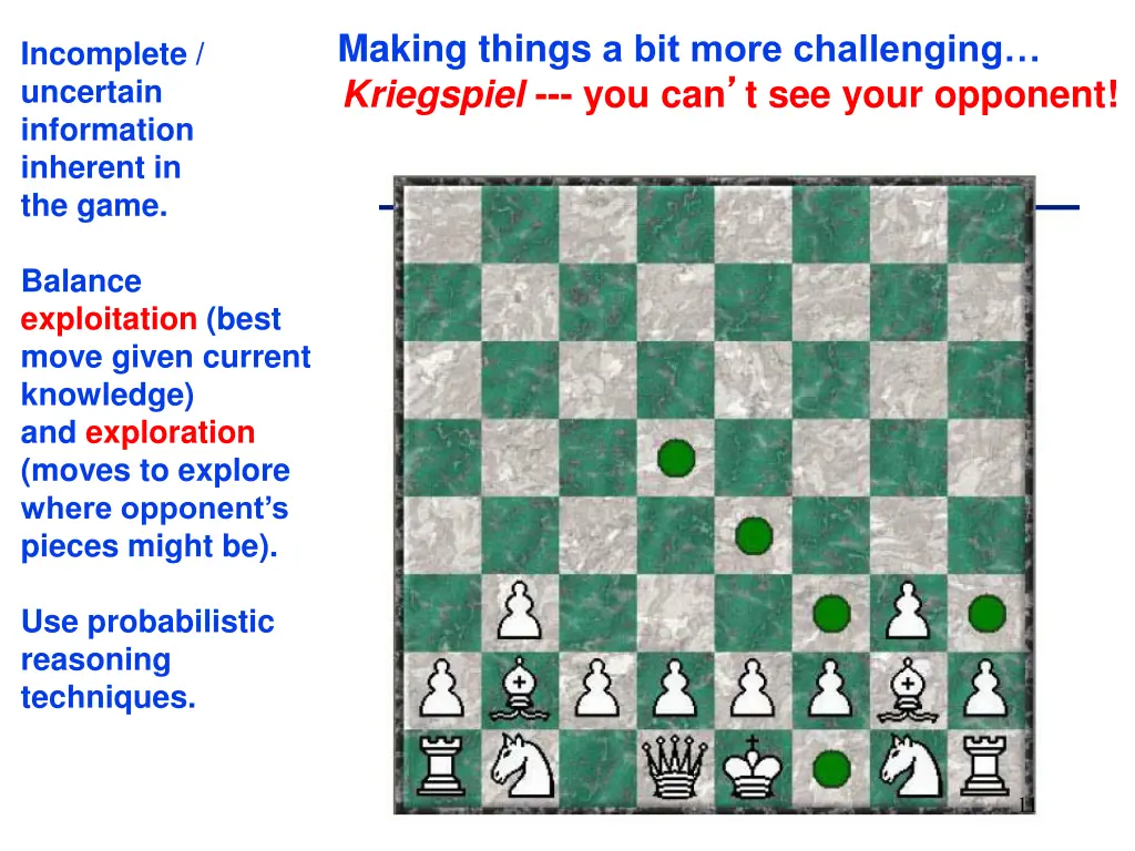 making things a bit more challenging kriegspiel