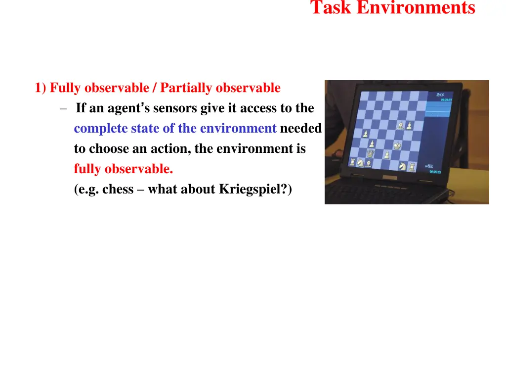 task environments