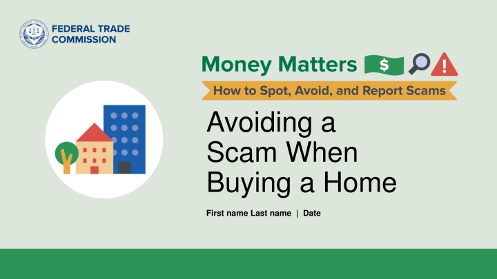 avoiding a scam when buying a home