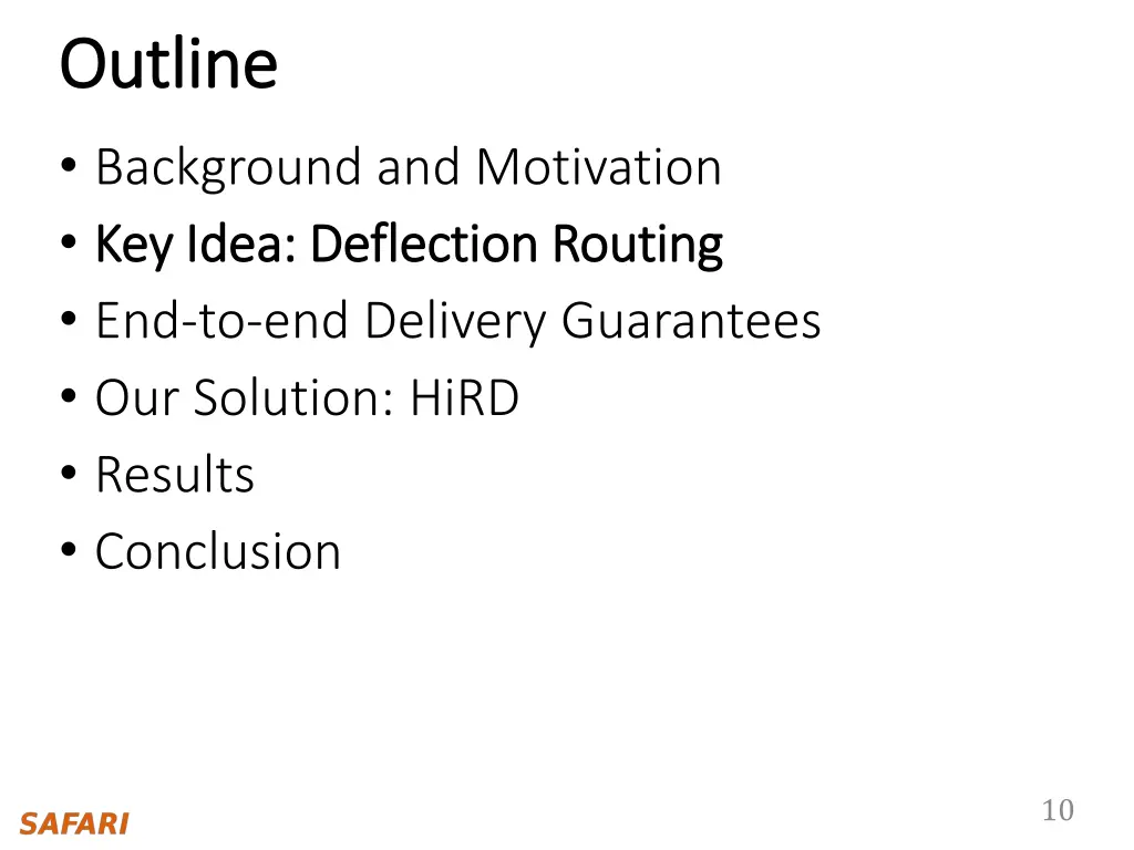 outline outline background and motivation 1