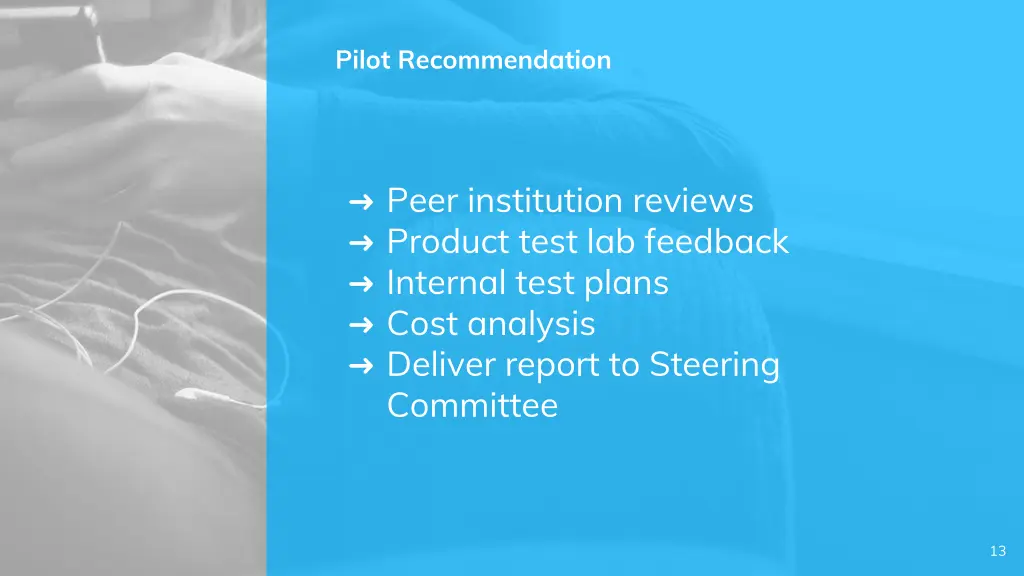 pilot recommendation