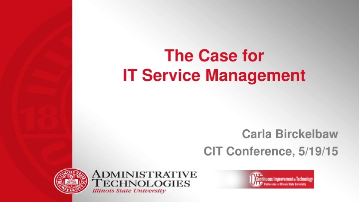 the case for it service management