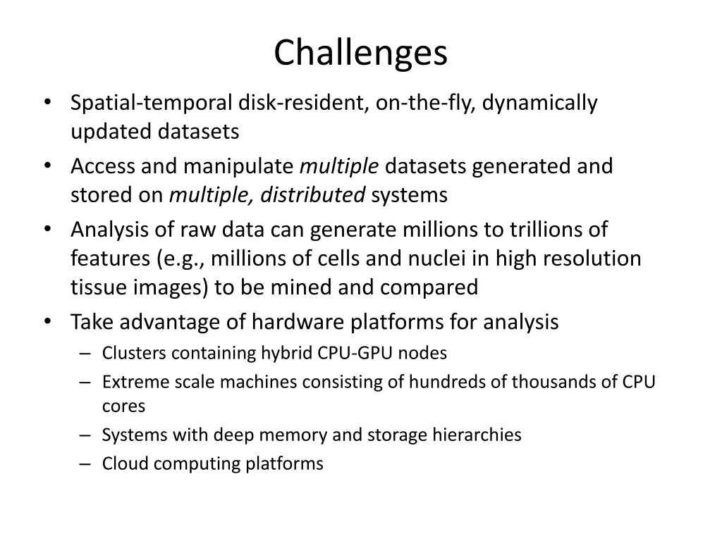 challenges