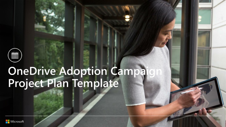onedrive adoption campaign project plan template