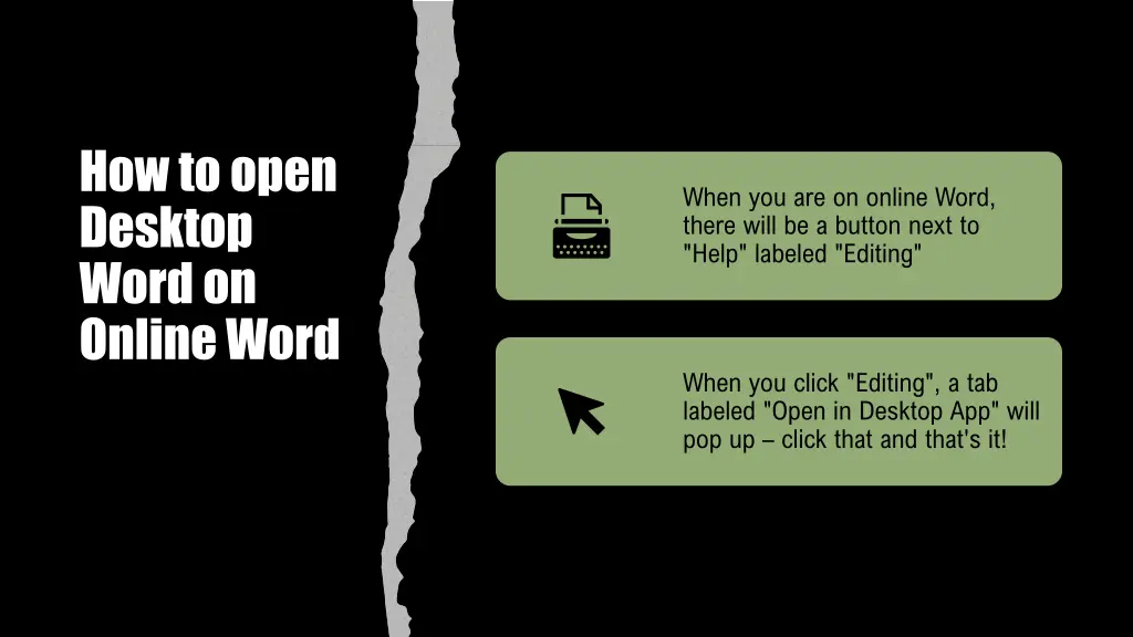 how to open desktop word on online word