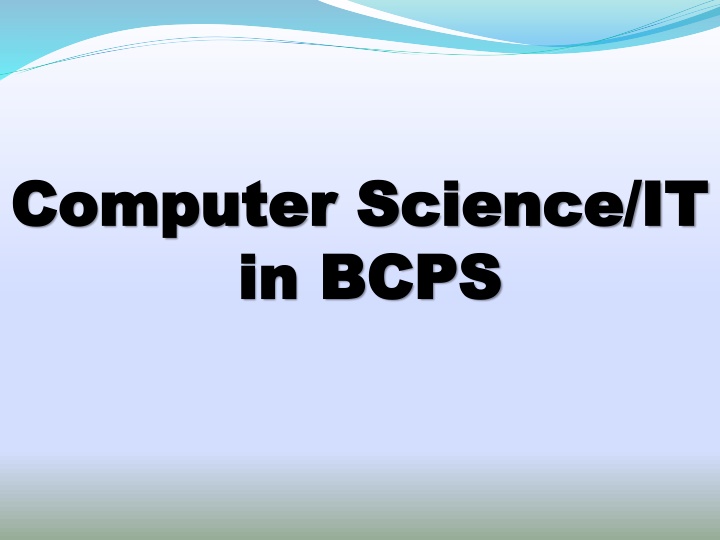 computer science it computer science it in bcps