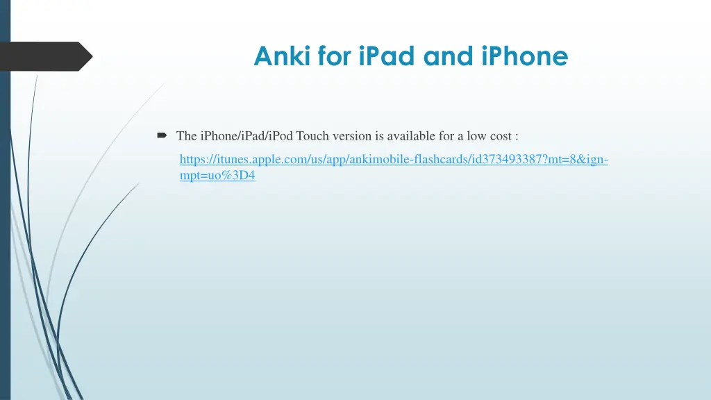 anki for ipad and iphone