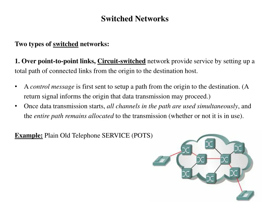 switched networks