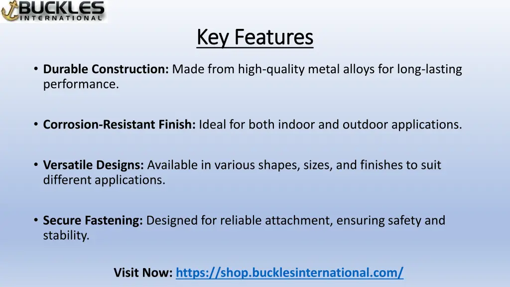 key features key features