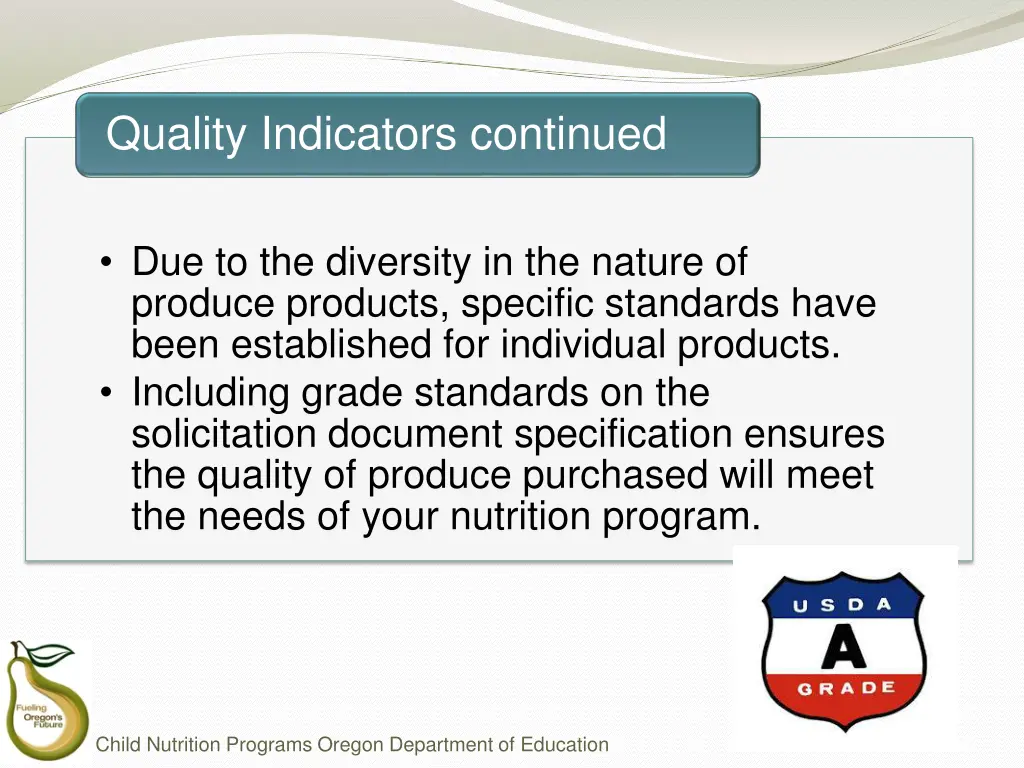 quality indicators continued 1