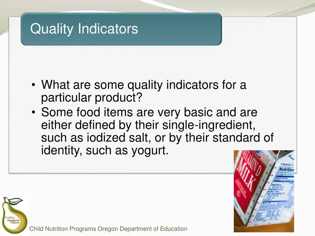 quality indicators