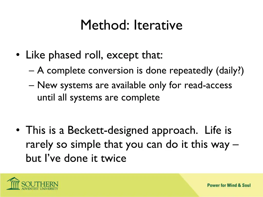 method iterative
