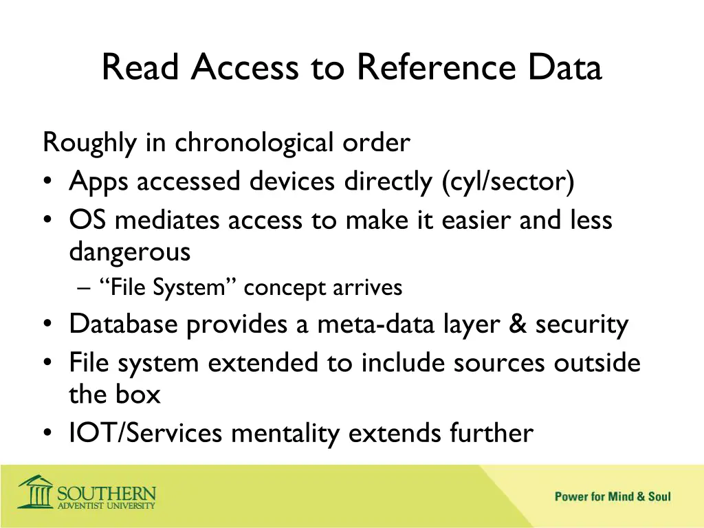 read access to reference data