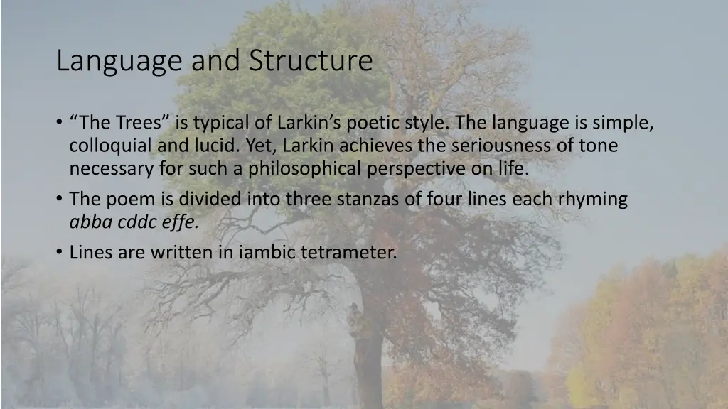 language and structure