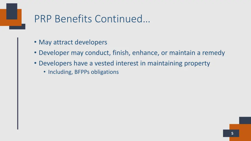 prp benefits continued
