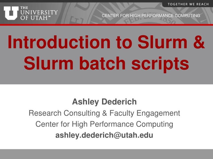 center for high performance computing