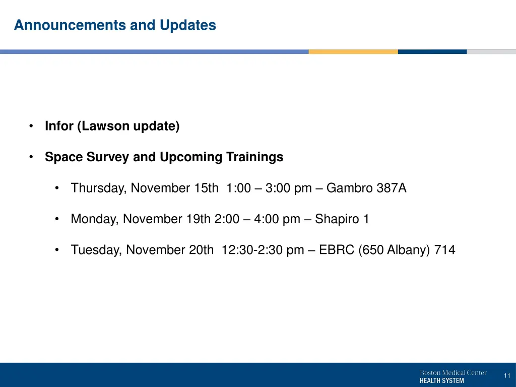 announcements and updates 1