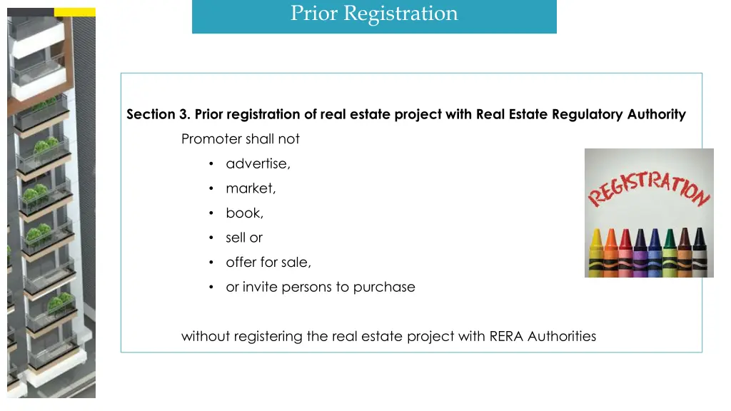 prior registration