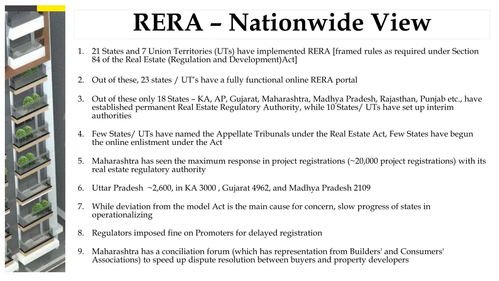 rera nationwide view