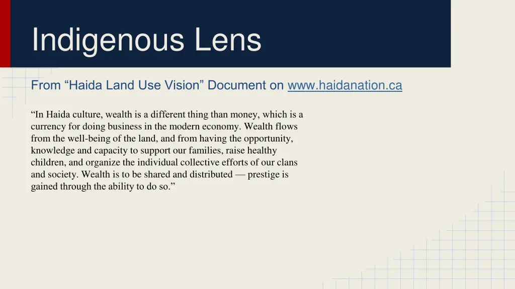 indigenous lens
