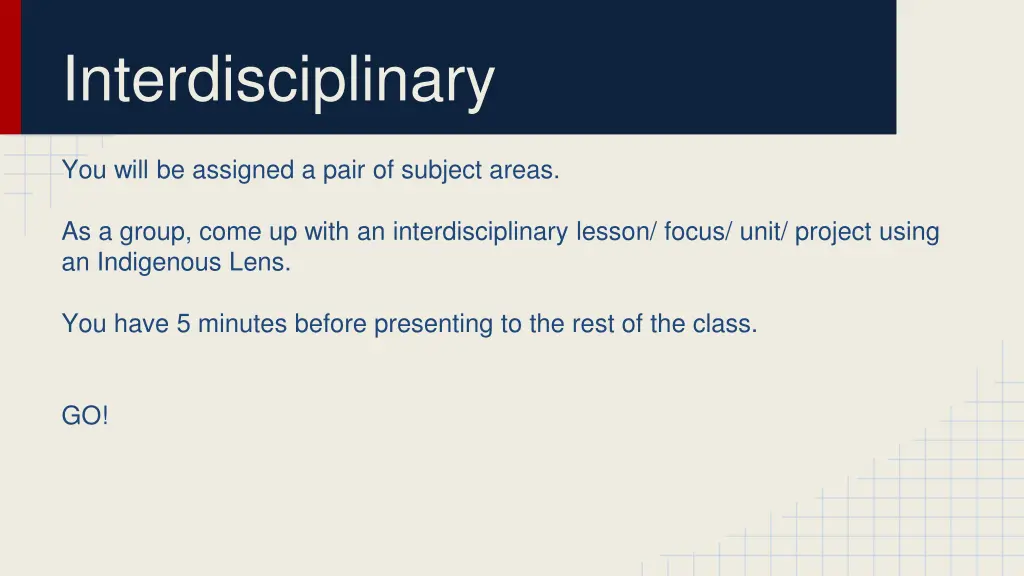 interdisciplinary