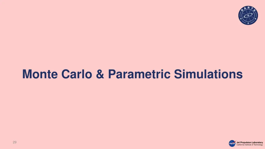 monte carlo parametric simulations