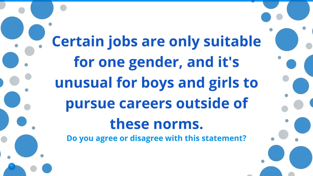 certain jobs are only suitable for one gender
