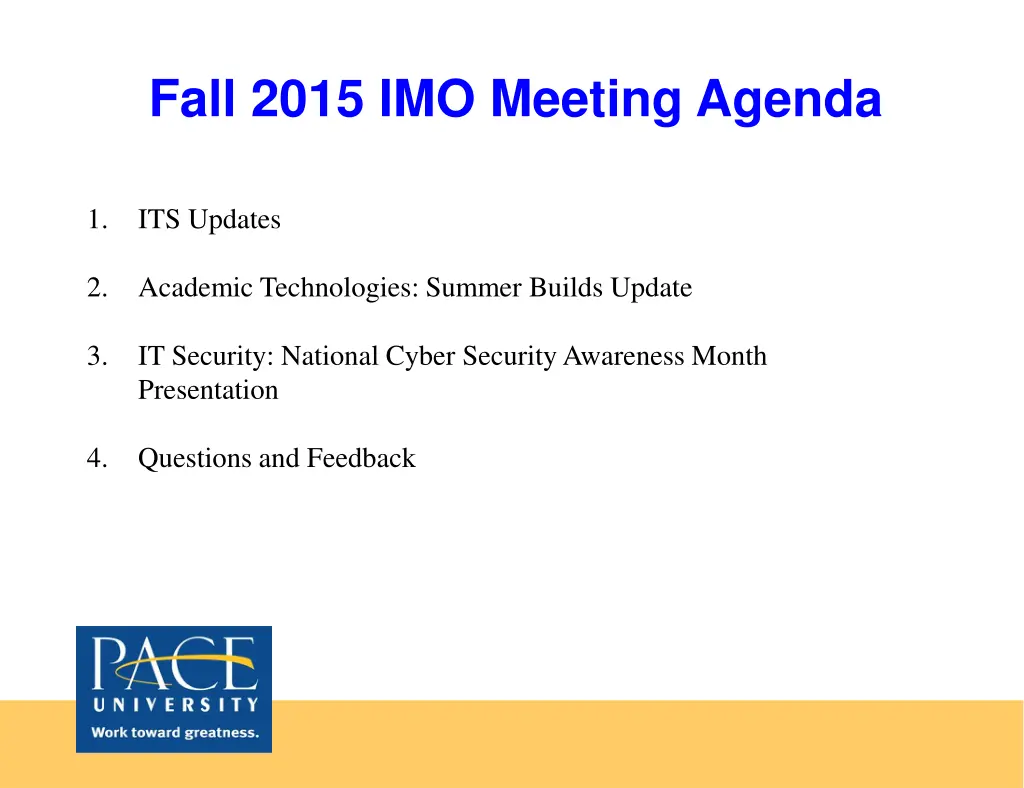 fall 2015 imo meeting agenda