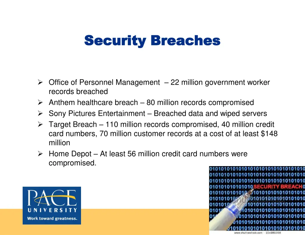 security breaches security breaches