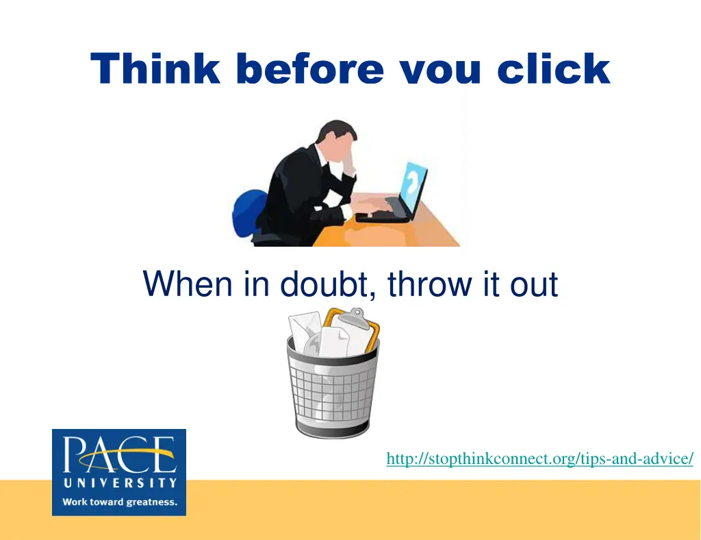 think before you click