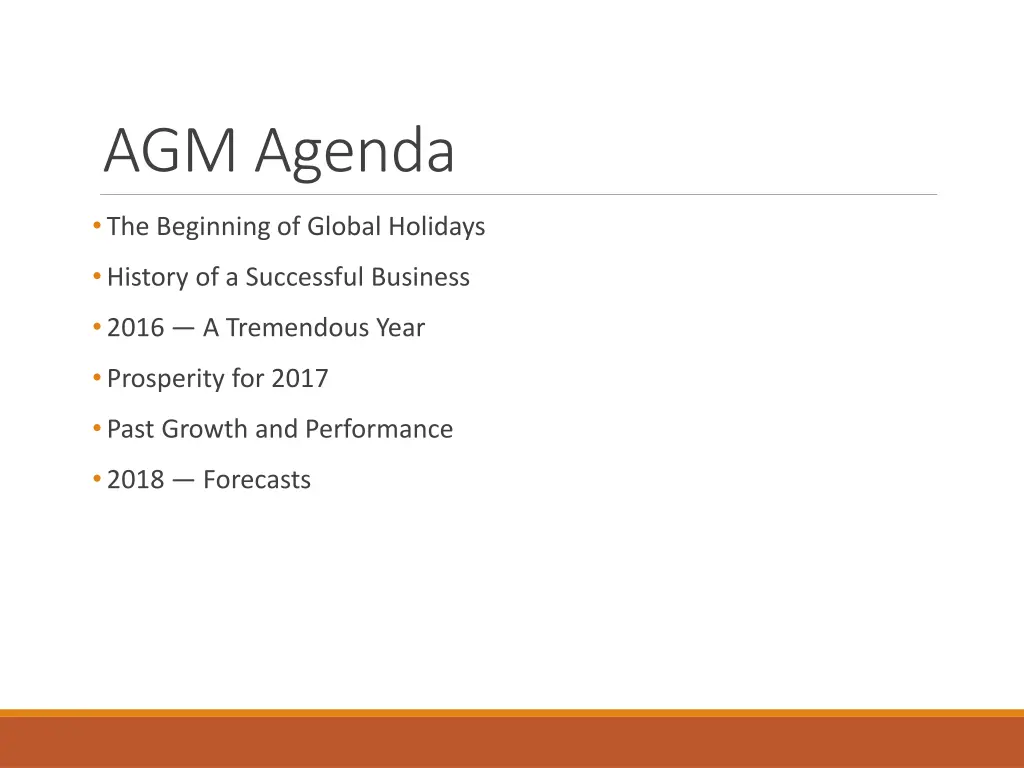 agm agenda
