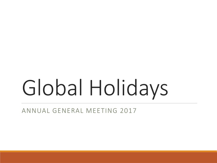 global holidays