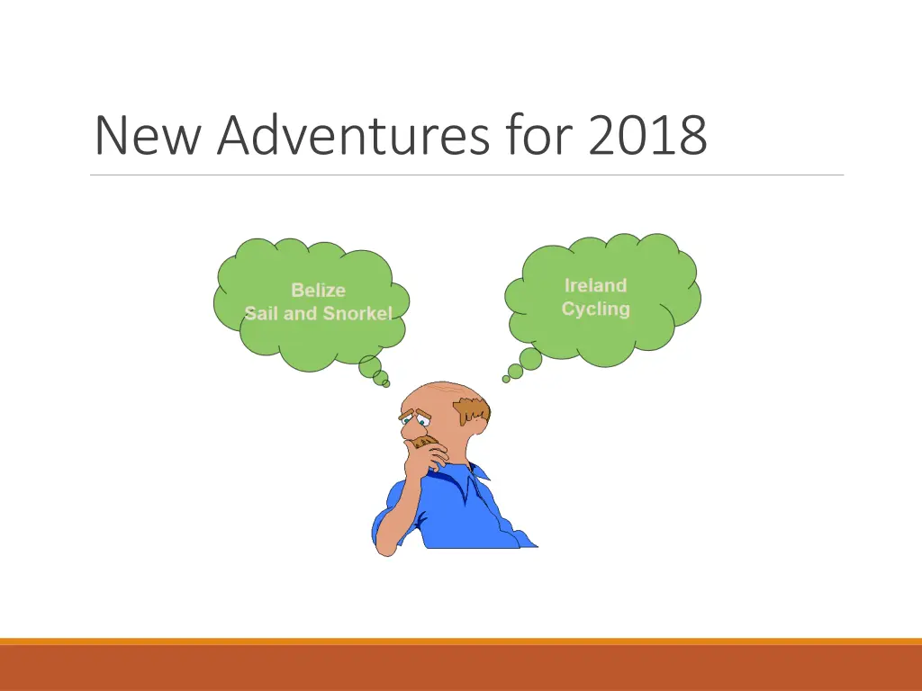 new adventures for 2018