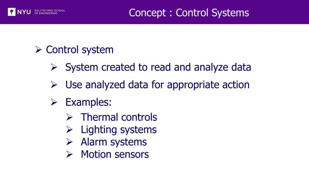 concept control systems