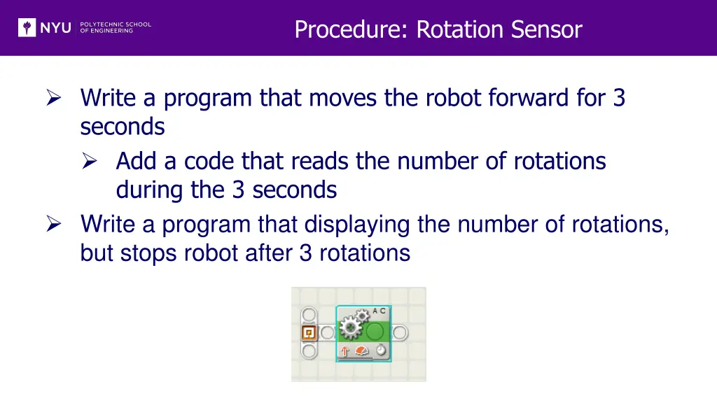 procedure rotation sensor