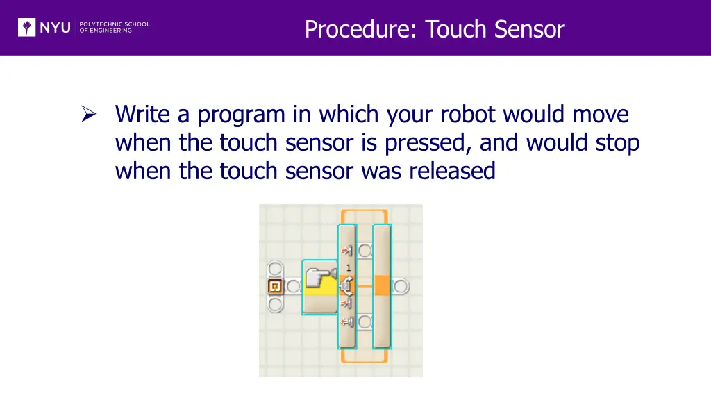 procedure touch sensor