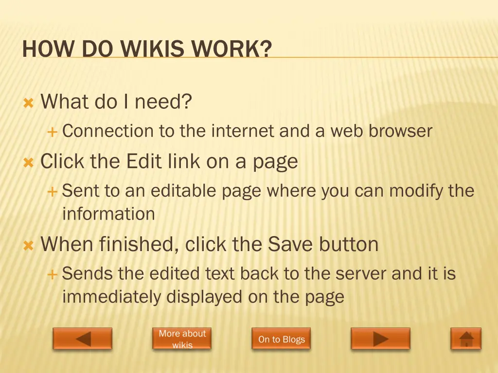 how do wikis work