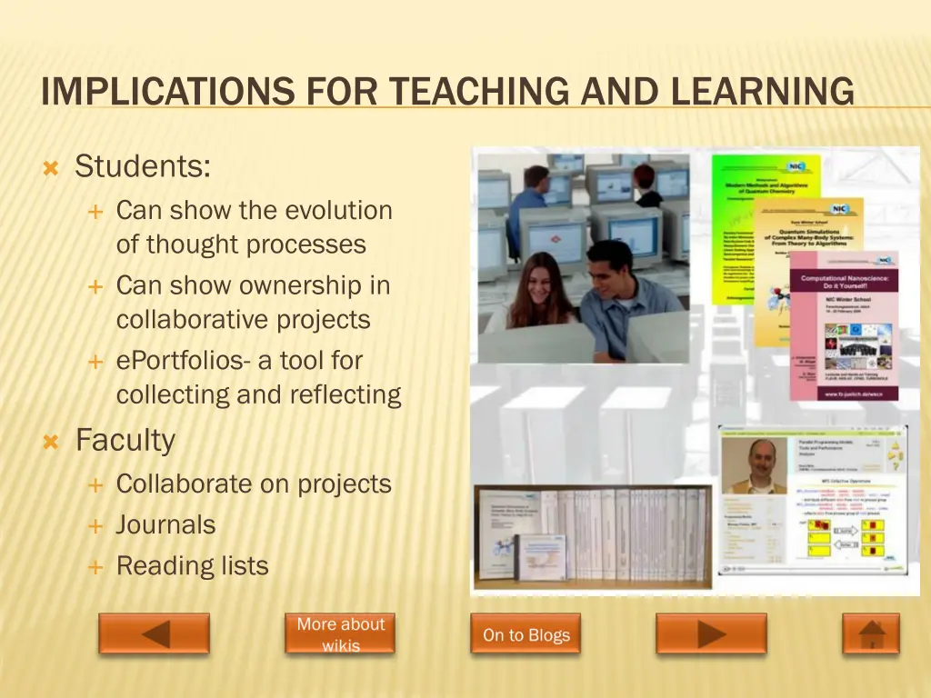 implications for teaching and learning