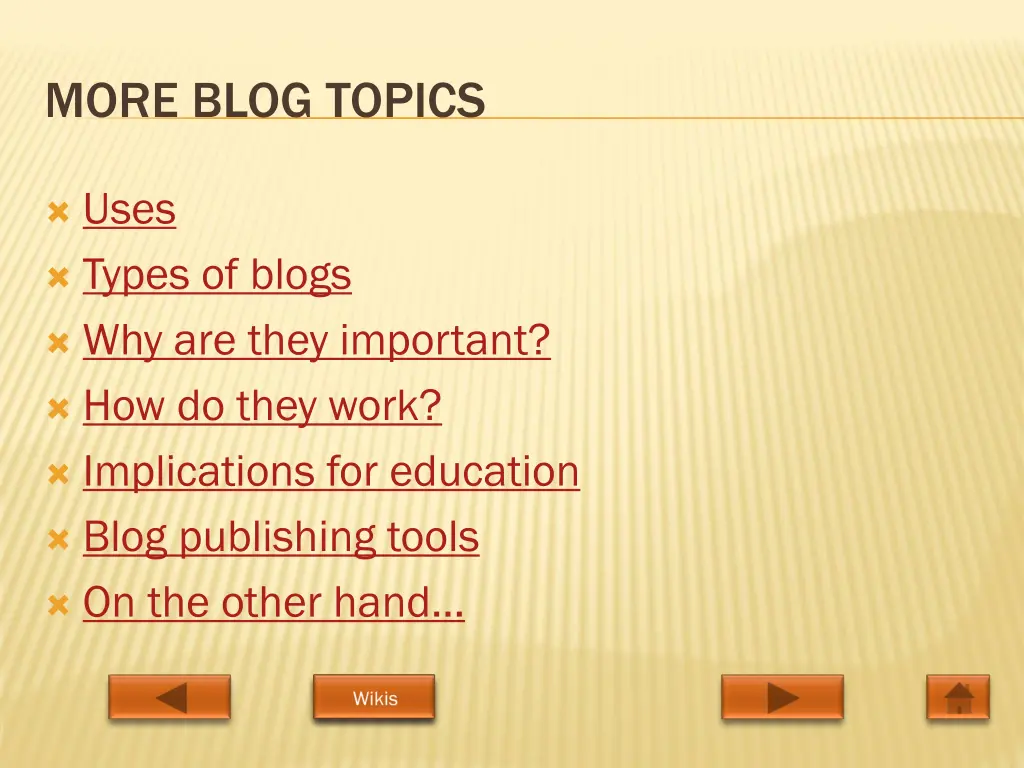 more blog topics