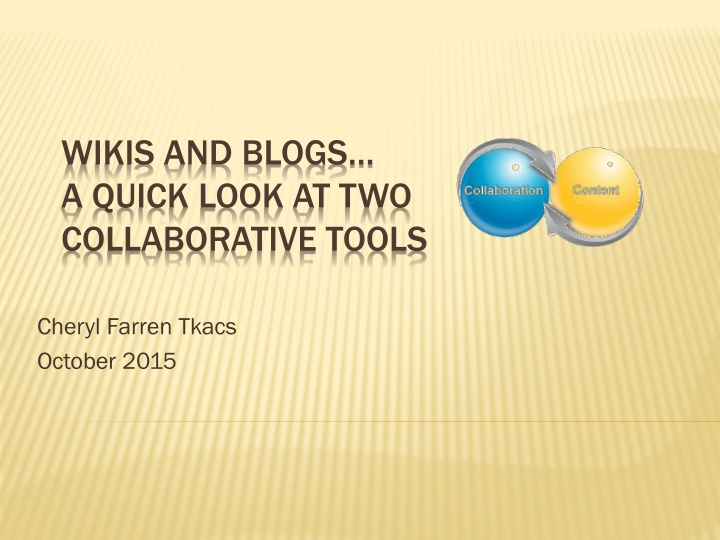 wikis and blogs a quick look at two collaborative