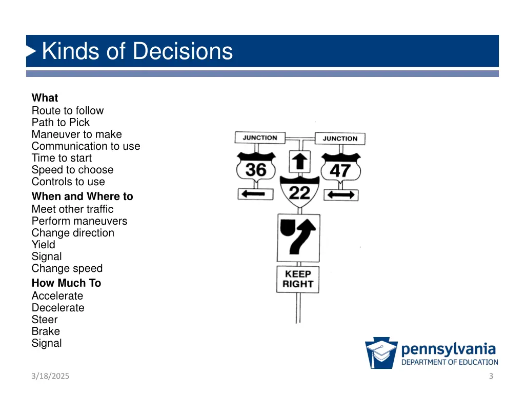 kinds of decisions