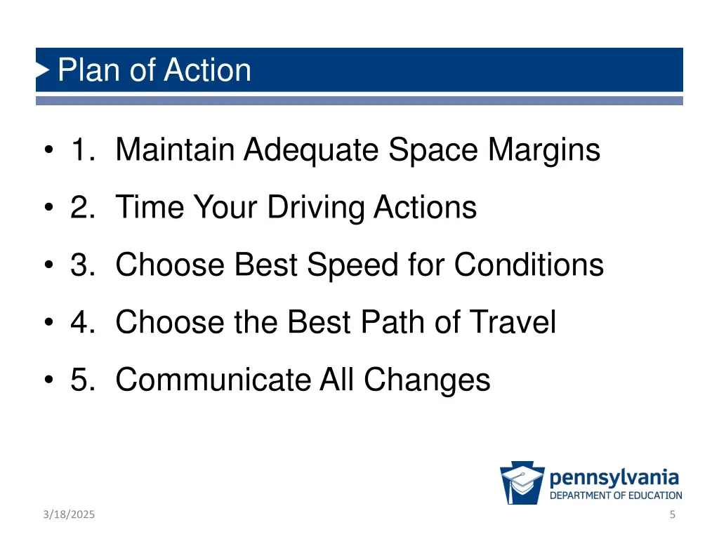 plan of action