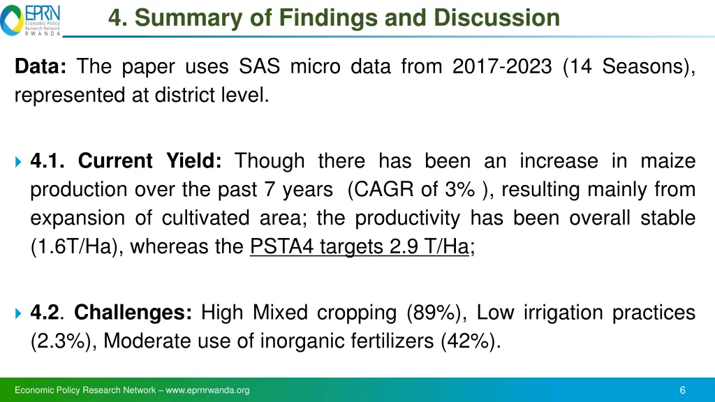 4 summary of findings and discussion