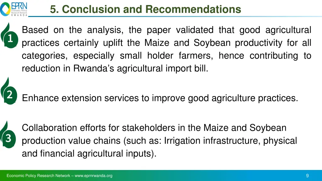 5 conclusion and recommendations