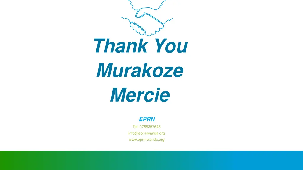 thank you murakoze mercie