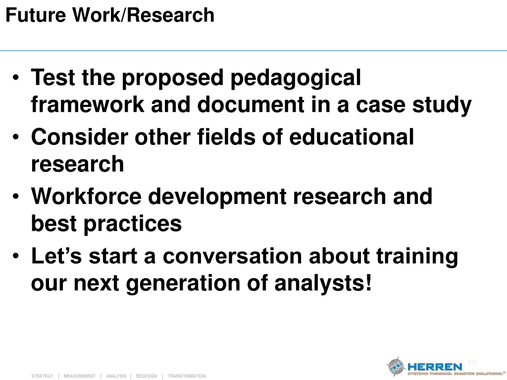 future work research