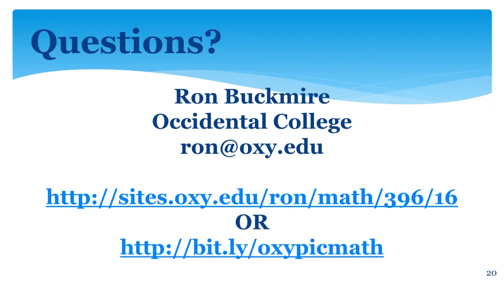 questions