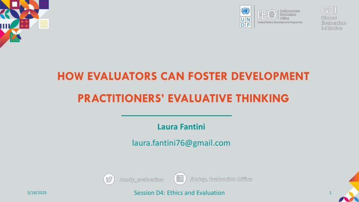 how evaluators can foster development