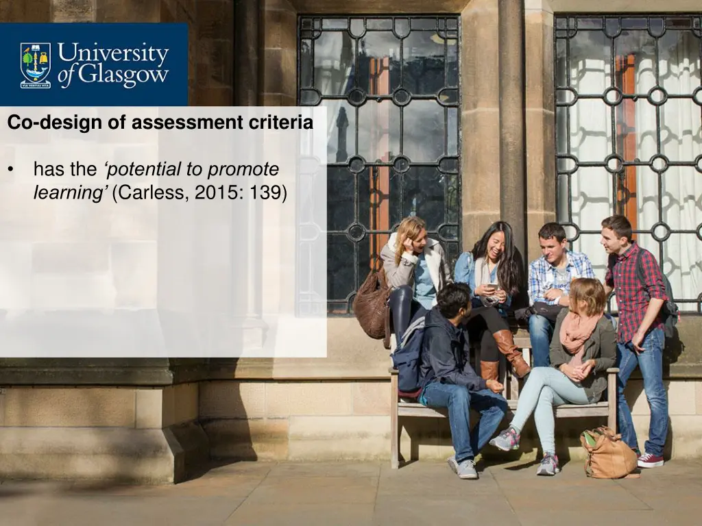 co design of assessment criteria