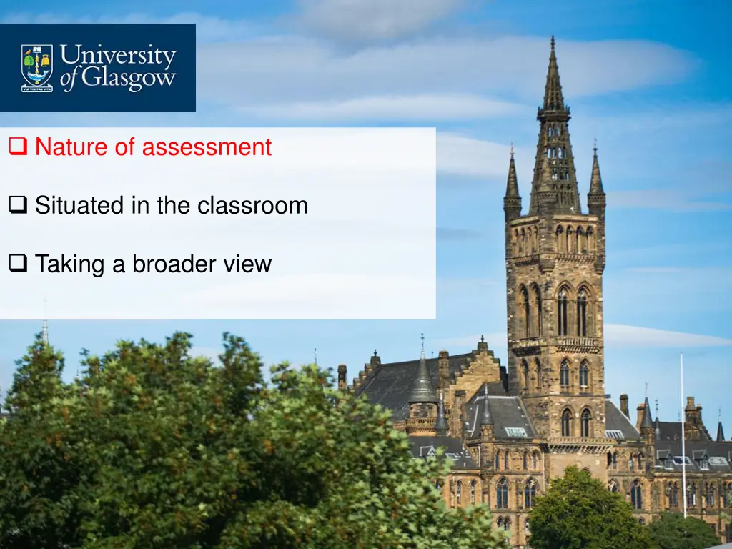 nature of assessment 3